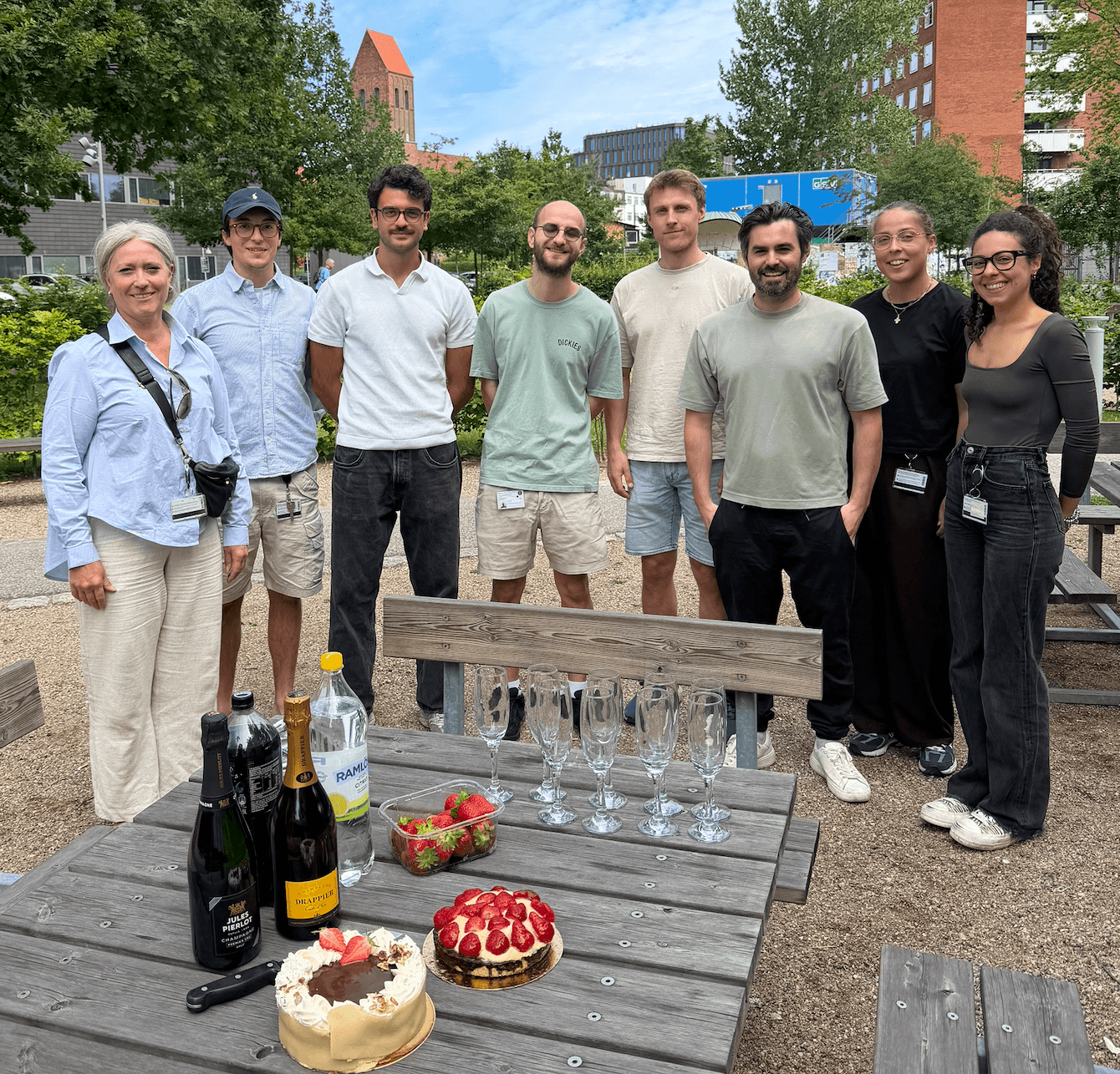 Olsen Lab UCPH celebrating Angewandte paper in 2026